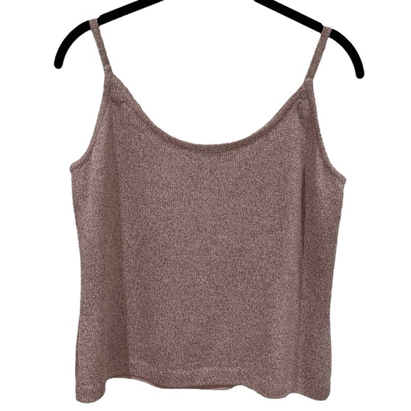 Vintage‎ Y2K St. John Collection Pink Sparkle Babydoll Tank Party Size M - Picture 5 of 10